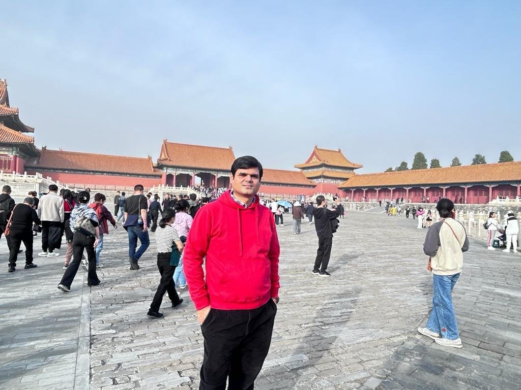 At the Forbidden City, Beijing