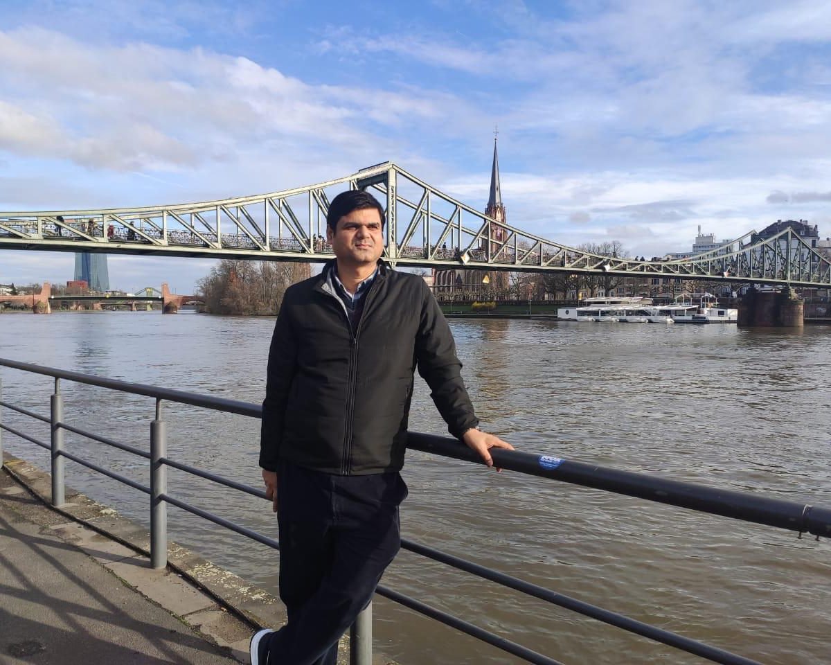 Riverside, on a visit to Europe