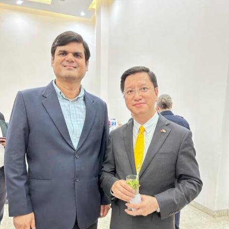 Meeting with a foreign dignitary