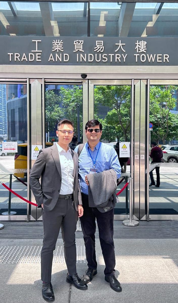 At the Hong Kong Trade and Industry Tower